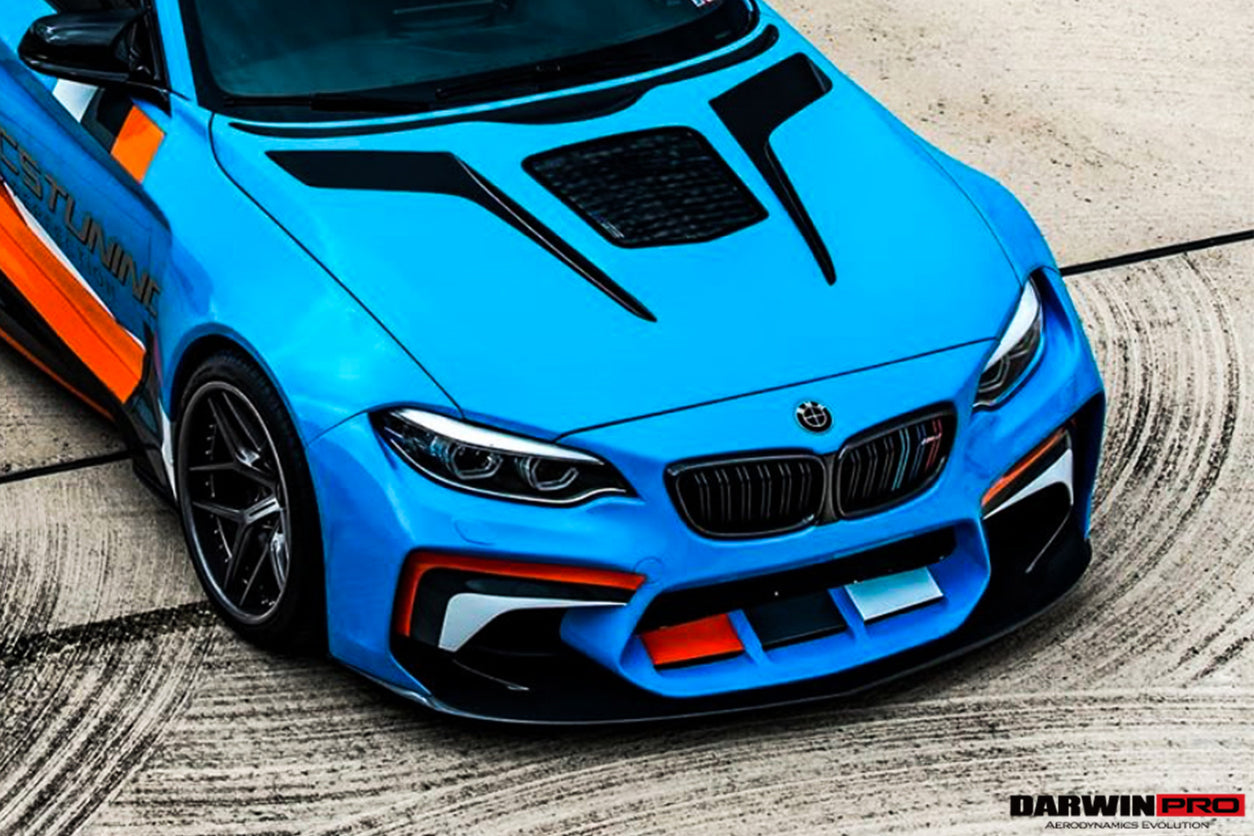 DarwinPRO 2014-2021 BMW M2    M2C 2-SERIES F22    F23    F87 IMP Performance Part Carbon Fiber Hood - DarwinPRO Aerodynamics