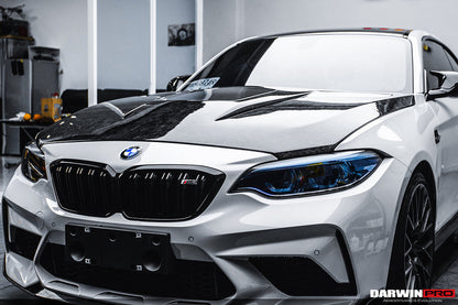 DarwinPRO 2014-2021 BMW M2    M2C 2-SERIES F22    F23    F87 IMP Performance Part Carbon Fiber Hood - DarwinPRO Aerodynamics