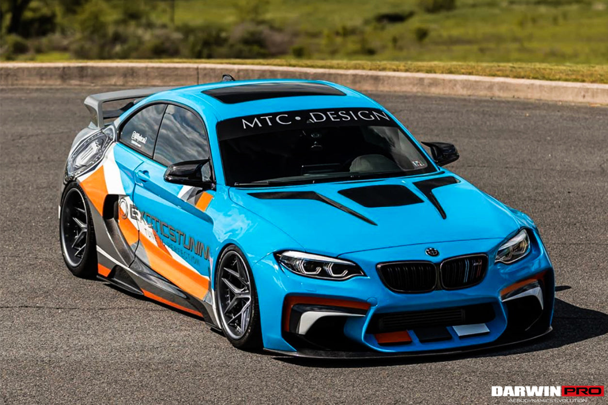DarwinPRO 2014-2021 BMW M2    M2C 2-SERIES F22    F23    F87 IMP Performance Part Carbon Fiber Hood - DarwinPRO Aerodynamics