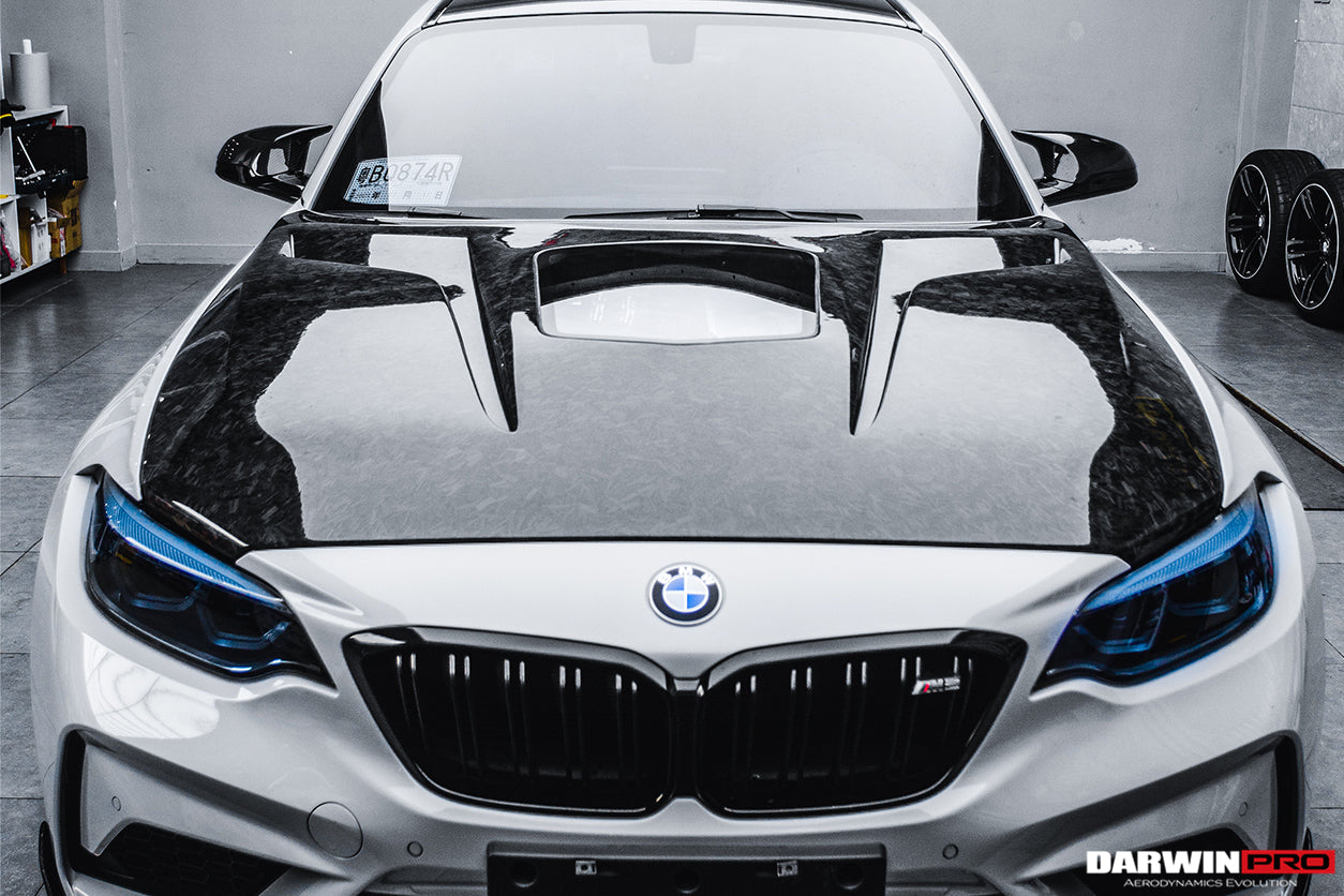 DarwinPRO 2014-2021 BMW M2    M2C 2-SERIES F22    F23    F87 IMP Performance Part Carbon Fiber Hood - DarwinPRO Aerodynamics