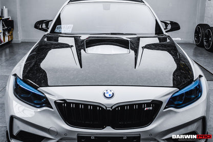 DarwinPRO 2014-2021 BMW M2    M2C 2-SERIES F22    F23    F87 IMP Performance Part Carbon Fiber Hood - DarwinPRO Aerodynamics