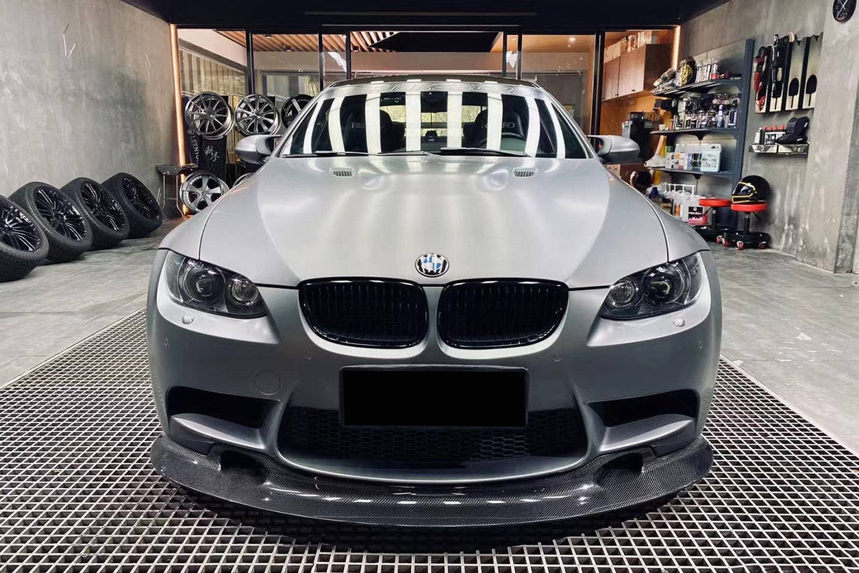 2008-2012 BMW M3 E90 E92 E93 GT4 Style Carbon Fiber Front Lip - DarwinPRO Aerodynamics