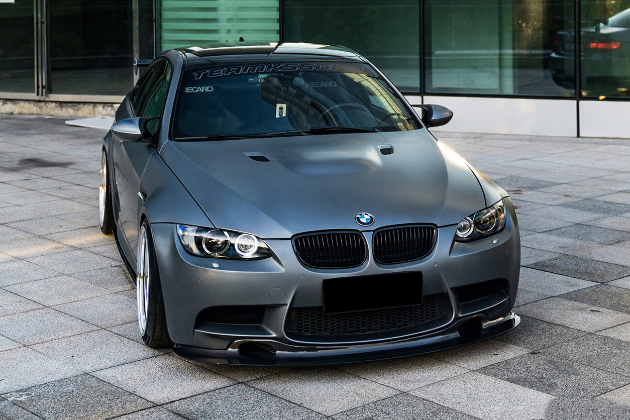 2008-2012 BMW M3 E90 E92 E93 GT4 Style Carbon Fiber Front Lip - DarwinPRO Aerodynamics