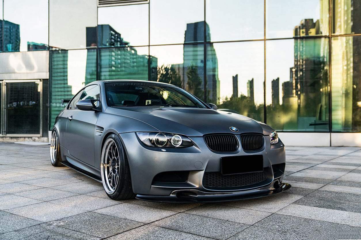 2008-2012 BMW M3 E90 E92 E93 GT4 Style Carbon Fiber Front Lip - DarwinPRO Aerodynamics