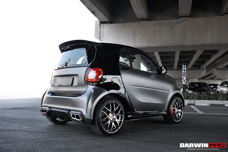 2016-2020 Smart Fortwo 453 BKSS Style Carbon Fiber Roof Spoiler - DarwinPRO Aerodynamics