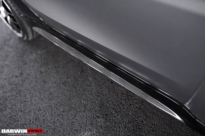 2016-2020 Smart Fortwo 453 BKSS Style Partial Carbon Fiber Side Skirts - DarwinPRO Aerodynamics