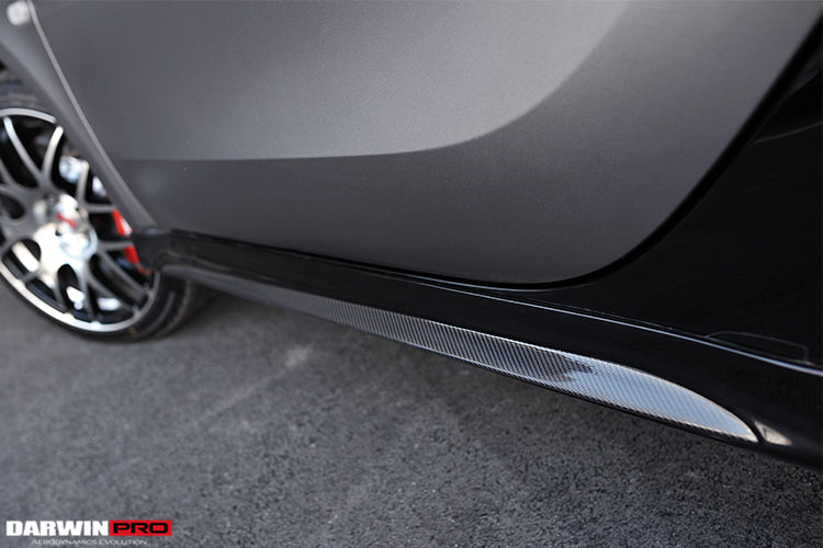 2016-2020 Smart Fortwo 453 BKSS Style Partial Carbon Fiber Side Skirts - DarwinPRO Aerodynamics