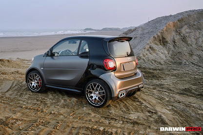 2016-2020 Smart Fortwo 453 BKSS Style Carbon Fiber Roof Spoiler - DarwinPRO Aerodynamics