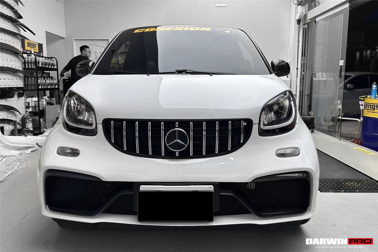 2016-2020 Smart Fortwo 453 BKSS Style Partial Carbon Fiber Side Skirts - DarwinPRO Aerodynamics
