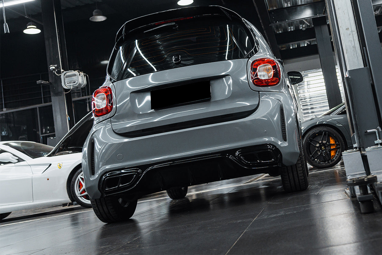 2016-2020 Smart Fortwo 453 BKSS Style Carbon Fiber Roof Spoiler - DarwinPRO Aerodynamics