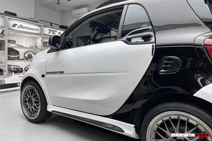 2016-2020 Smart Fortwo 453 BKSS Style Partial Carbon Fiber Side Skirts - DarwinPRO Aerodynamics