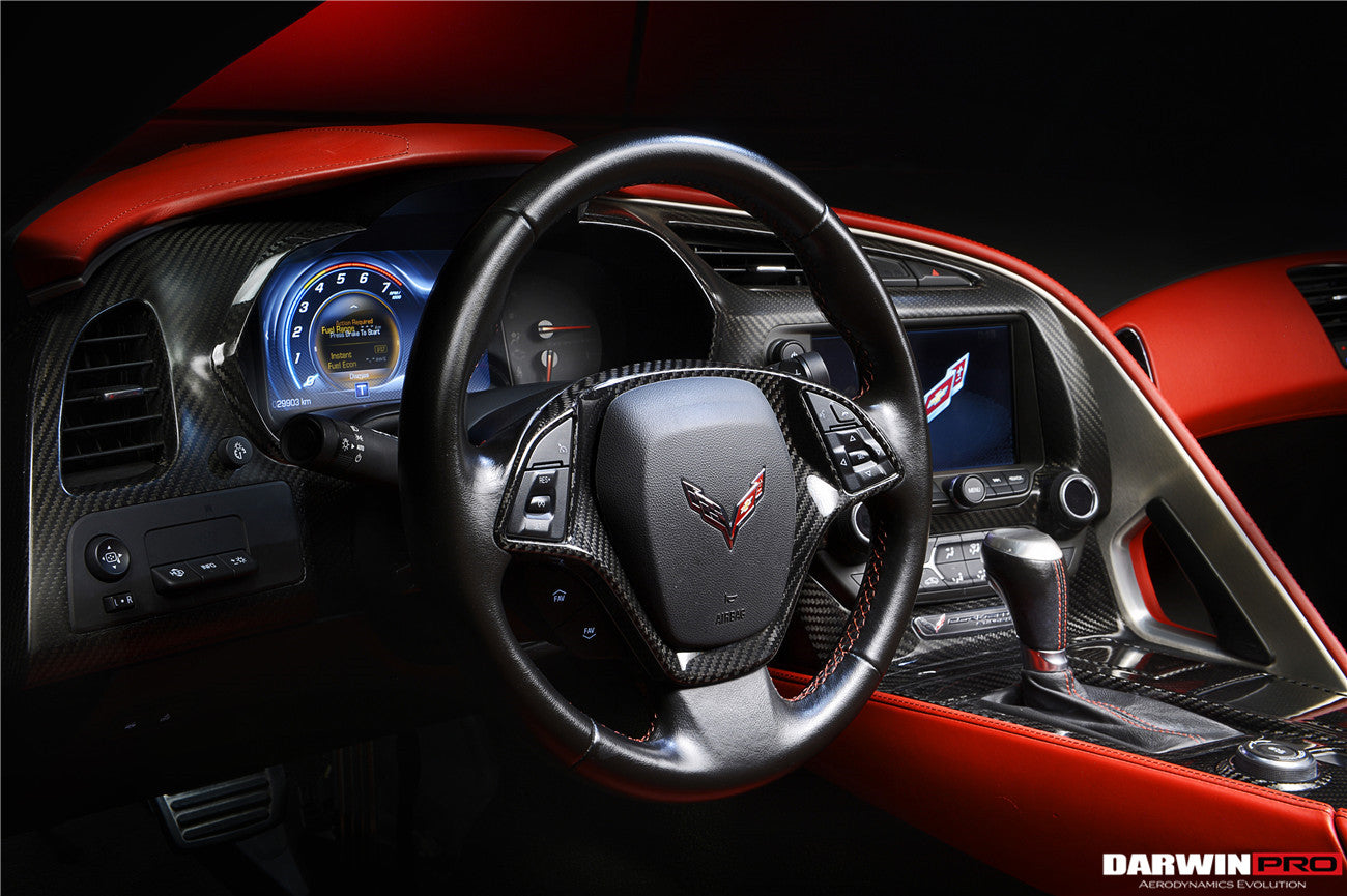DarwinPRO 2013-2019 Corvette C7 Z06 Grandsport Carbon Fiber Dash Board (Left And Right)