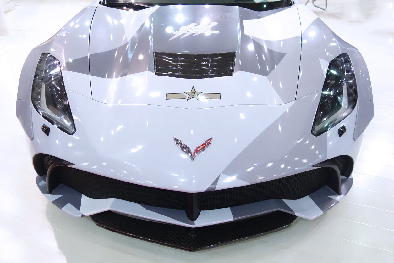 2013-2017 Corvette C7 Z51 Carbon Fiber Hood Scoope Vents