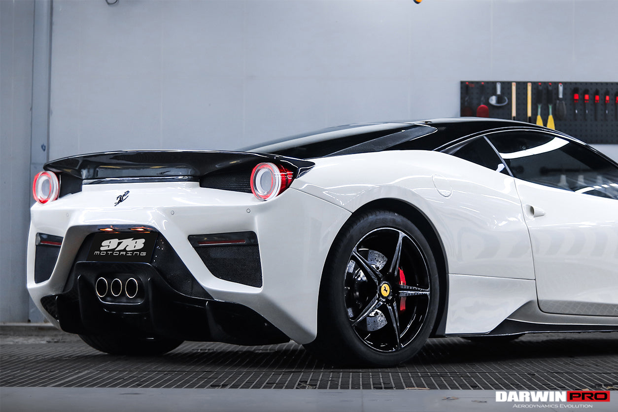 DarwinPRO 2010-2015 Ferrari 458 Coupe Spider BKSS Style Side Skirts - DarwinPRO Aerodynamics