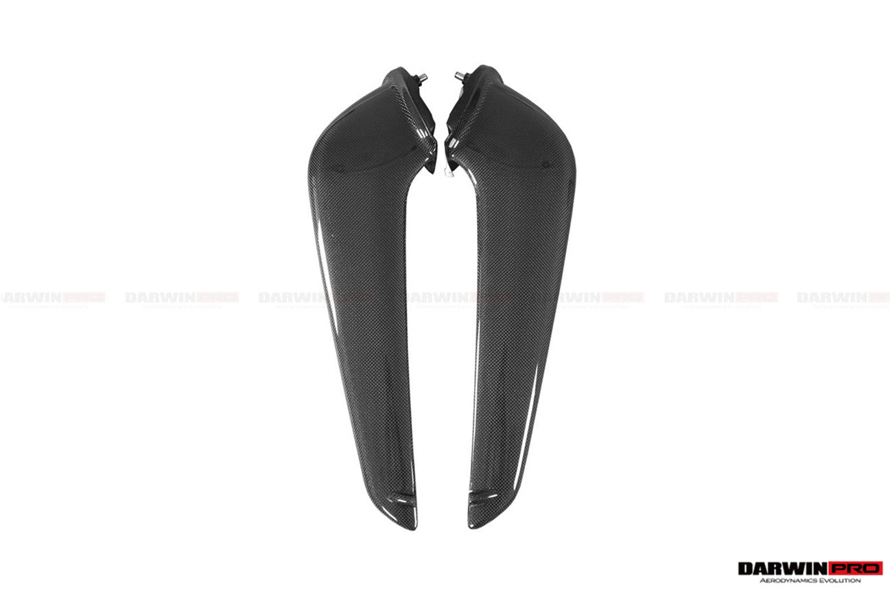 2010-2015 Ferrari 458 Coupe Spider Carbon Fiber Front Canards - DarwinPRO Aerodynamics