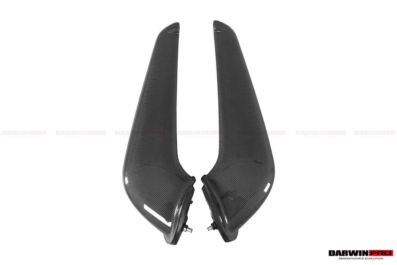 2010-2015 Ferrari 458 Coupe Spider Carbon Fiber Front Canards - DarwinPRO Aerodynamics