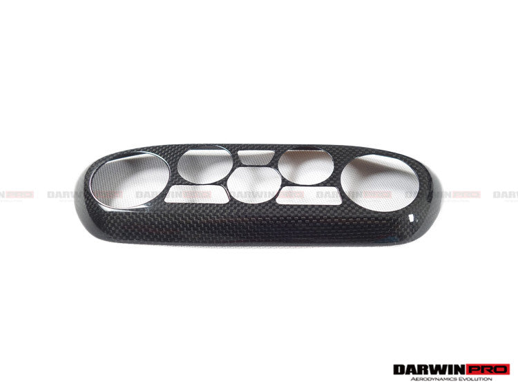 2010-2015 Ferrari 458 Coupe Spider  Speciale Dry Carbon Fiber AC Control Panel Cover - DarwinPRO Aerodynamics