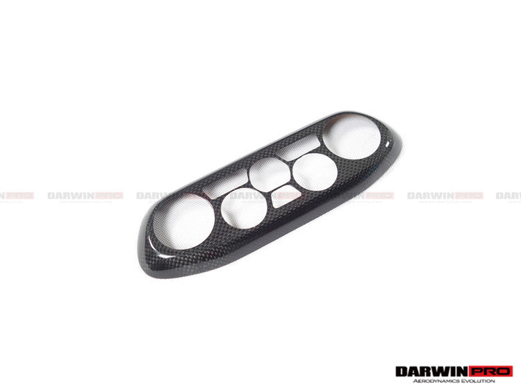 2010-2015 Ferrari 458 Coupe Spider  Speciale Dry Carbon Fiber AC Control Panel Cover - DarwinPRO Aerodynamics