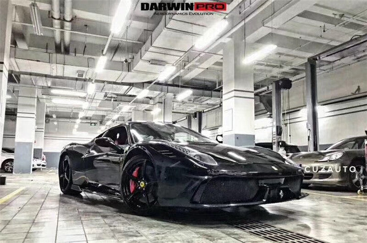 2010-2015 Ferrari 458 Coupe  Spider Speciale Style Front Bumper - DarwinPRO Aerodynamics