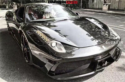 2010-2015 Ferrari 458 Coupe  Spider Speciale Style Front Bumper - DarwinPRO Aerodynamics