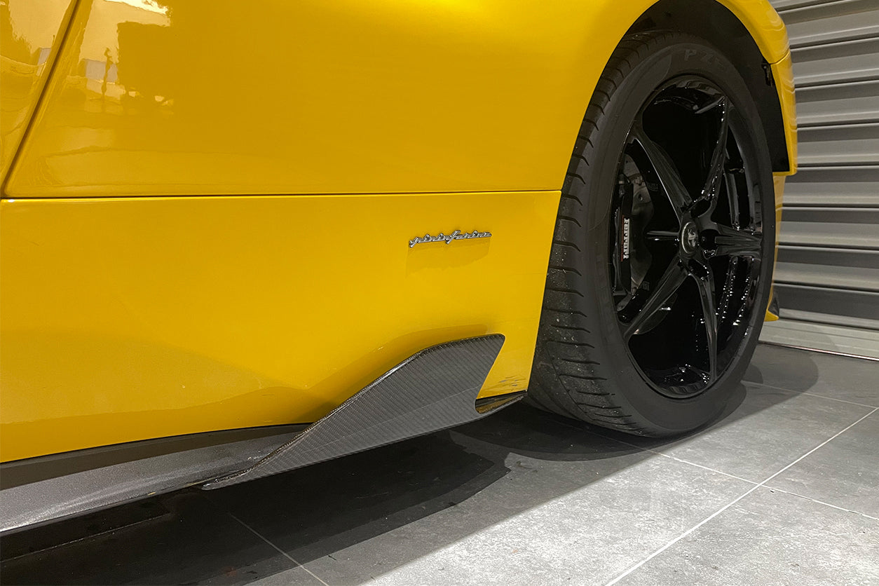 2010-2015 Ferrari 458 Coupe    Spider Speciale Style Carbon Fiber Side Skirts Canards - DarwinPRO Aerodynamics