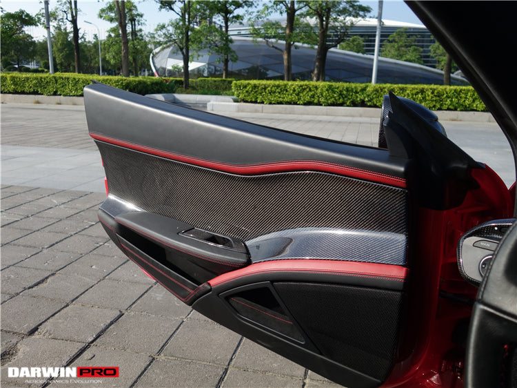 2010-2015 Ferrari 458 Coupe Spider Carbon Fiber Door Panel Interior - DarwinPRO Aerodynamics