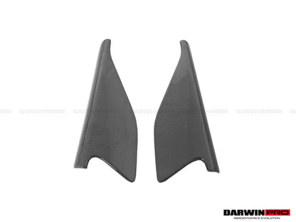 2013-2015 Ferrari 458 Speciale Carbon Fiber Side Skirt Canards - DarwinPRO Aerodynamics