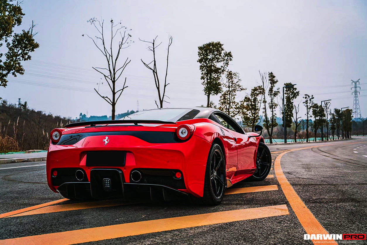 DarwinPRO 2013-2015 Ferrari 458 Speciale Carbon Fiber Rear Diffuser - DarwinPRO Aerodynamics