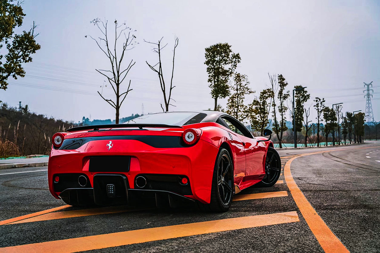 DarwinPRO 2013-2015 Ferrari 458 Speciale Carbon Fiber Rear Diffuser - DarwinPRO Aerodynamics