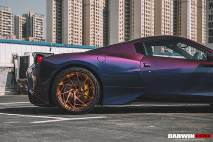 DarwinPRO 2010-2015 Ferrari 458 Coupe Spider BKSS Style Side Skirts - DarwinPRO Aerodynamics