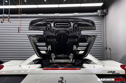 2011-2015 Ferrari 458 Spider Carbon Fiber Engine Hood Replacement