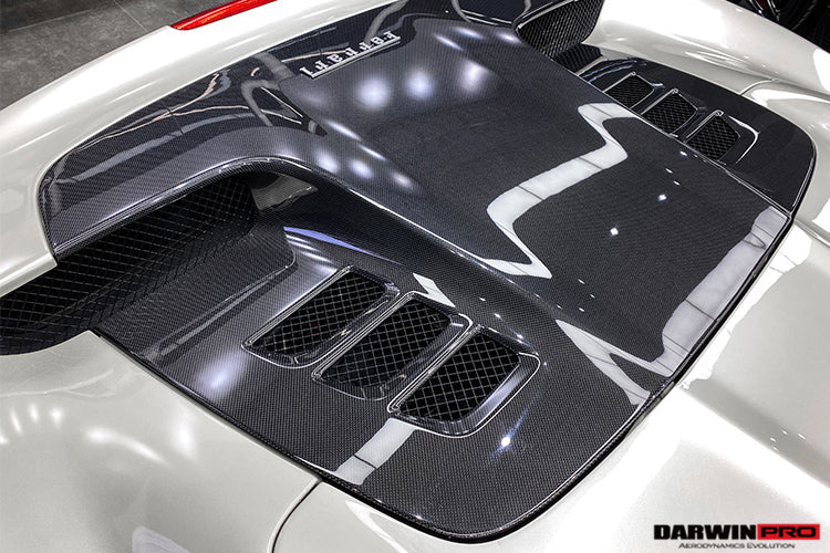 2011-2015 Ferrari 458 Spider Carbon Fiber Engine Hood Replacement
