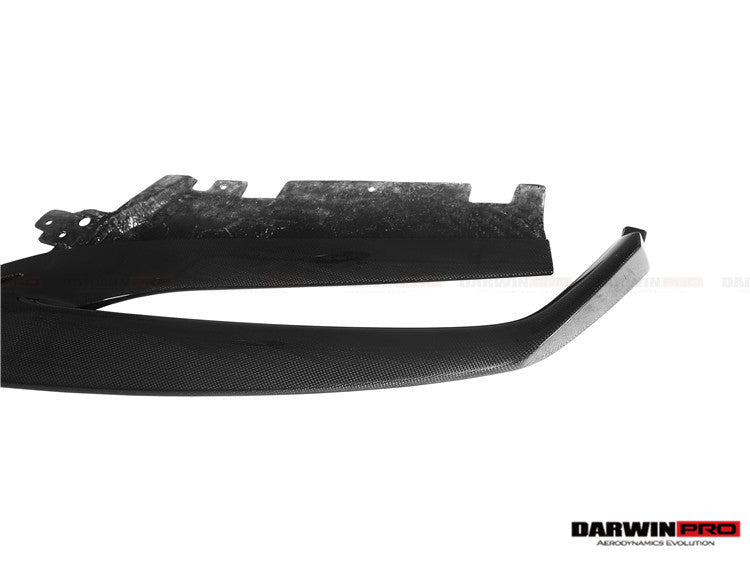 DarwinPRO 2015-2020 Ferrari 488 GTB & Spider Carbon Fiber Front Lip - DarwinPRO Aerodynamics