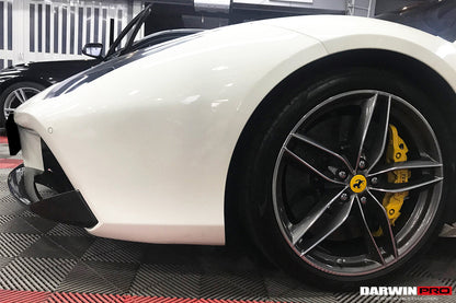DarwinPRO 2015-2020 Ferrari 488 GTB & Spider Carbon Fiber Front Lip - DarwinPRO Aerodynamics