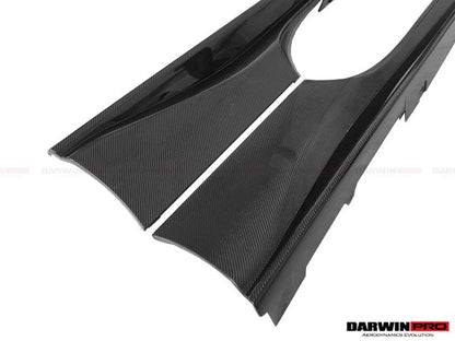 2015-2020 Ferrari 488 GTB & Spider Side Skirts - DarwinPRO Aerodynamics