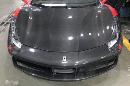 2015-2020 Ferrari 488 GTB & Spider Front Bumper - DarwinPRO Aerodynamics