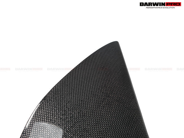 2015-2020 Ferrari 488 GTB & Spider Dry Carbon Fiber Side Air Intake Fins - DarwinPRO Aerodynamics