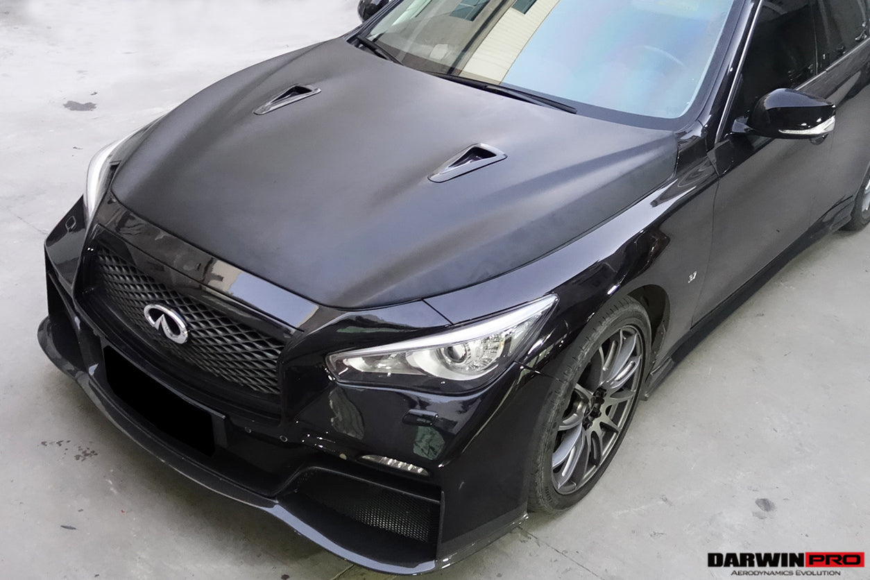 Darwinpro 2014-2022 Infiniti Q50 Sedan EAU ROUGE Style Hood