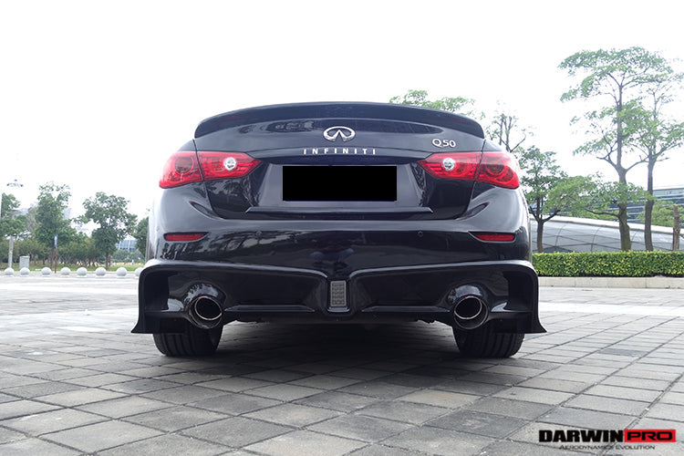 2014-2017 Infiniti Q50 Sedan EAU ROUGE Style Rear Bumper