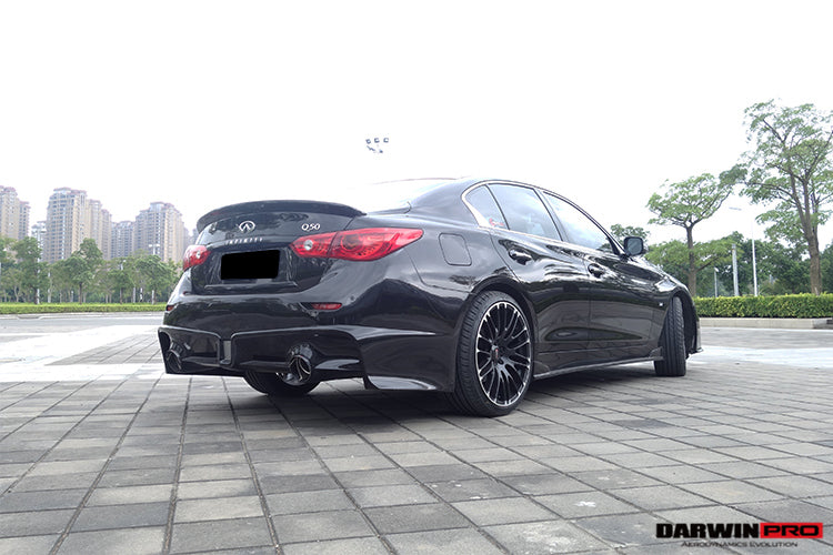 2014-2017 Infiniti Q50 Sedan EAU ROUGE Style Rear Bumper