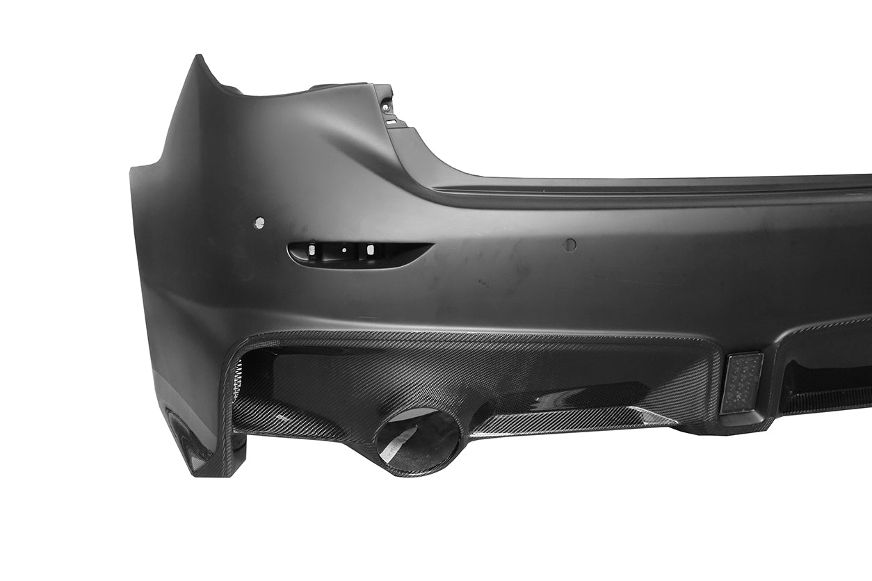 2014-2017 Infiniti Q50 Sedan EAU ROUGE Style Rear Bumper