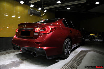 2014-2017 Infiniti Q50 Sedan EAU ROUGE Style Rear Bumper
