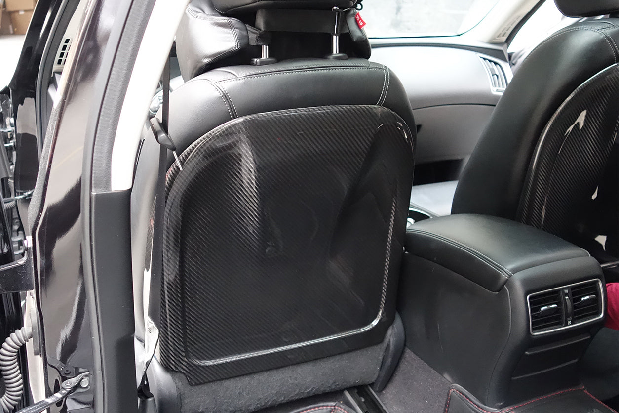 2014-2022 Infiniti Q50 Sedan Dry Carbon Fiber Seatback Replacement