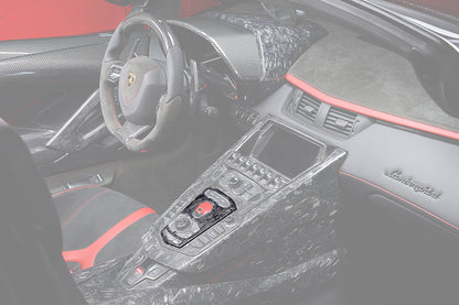 2011-2016 Lamborghini Aventador LP700 LP720 LP750 SV Coupe Roadster Dry Carbon Fiber Center Console Panel Replacement