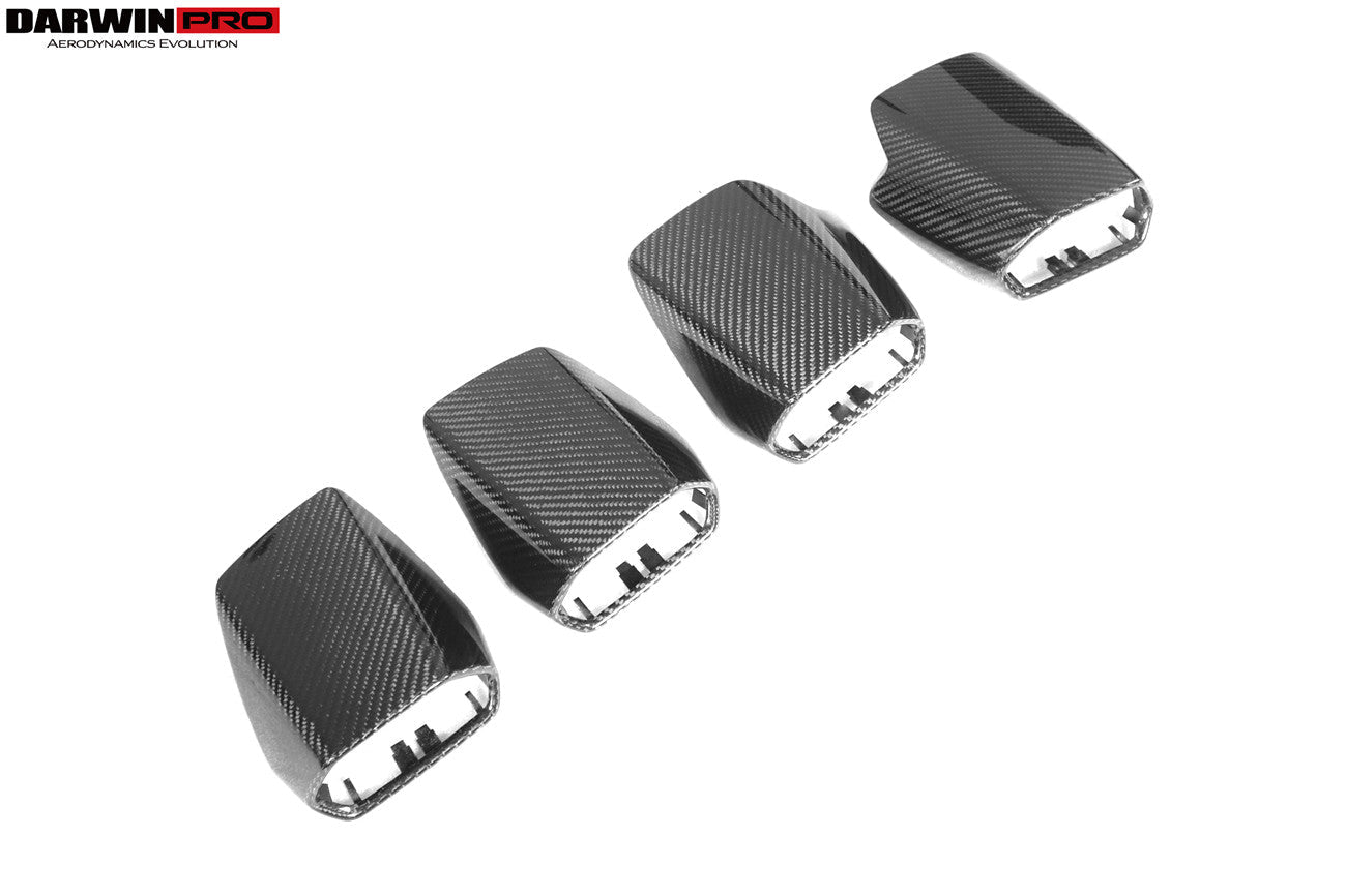 DarwinPRO 2015-2023 Lamborghini Huracan LP610 & LP580 & EVO Autoclave Carbon Fiber AC Panel Trim Replacement - DarwinPRO Aerodynamics