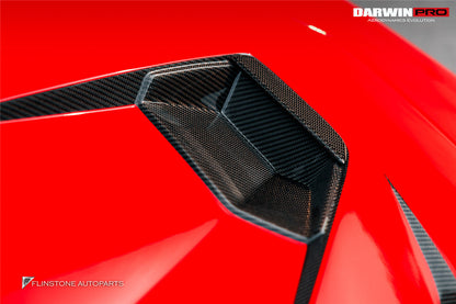 DarwinPRO 2015-2025 Lamborghini Huracan LP610 & LP580 & EVO & Tecnica BKSSII Style Hood - DarwinPRO Aerodynamics