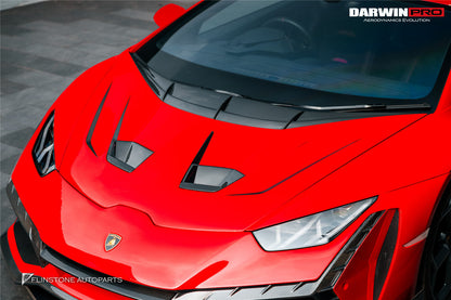 DarwinPRO 2015-2025 Lamborghini Huracan LP610 & LP580 & EVO & Tecnica BKSSII Style Hood - DarwinPRO Aerodynamics