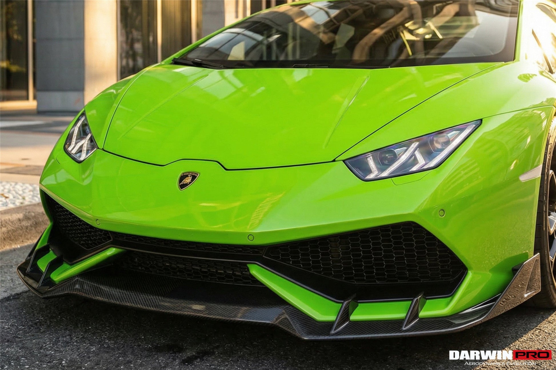 2015-2019 Lamborghini Huracan LP610 LP580 AO Style Carbon Fiber Aero - Full Kit - DarwinPRO Aerodynamics