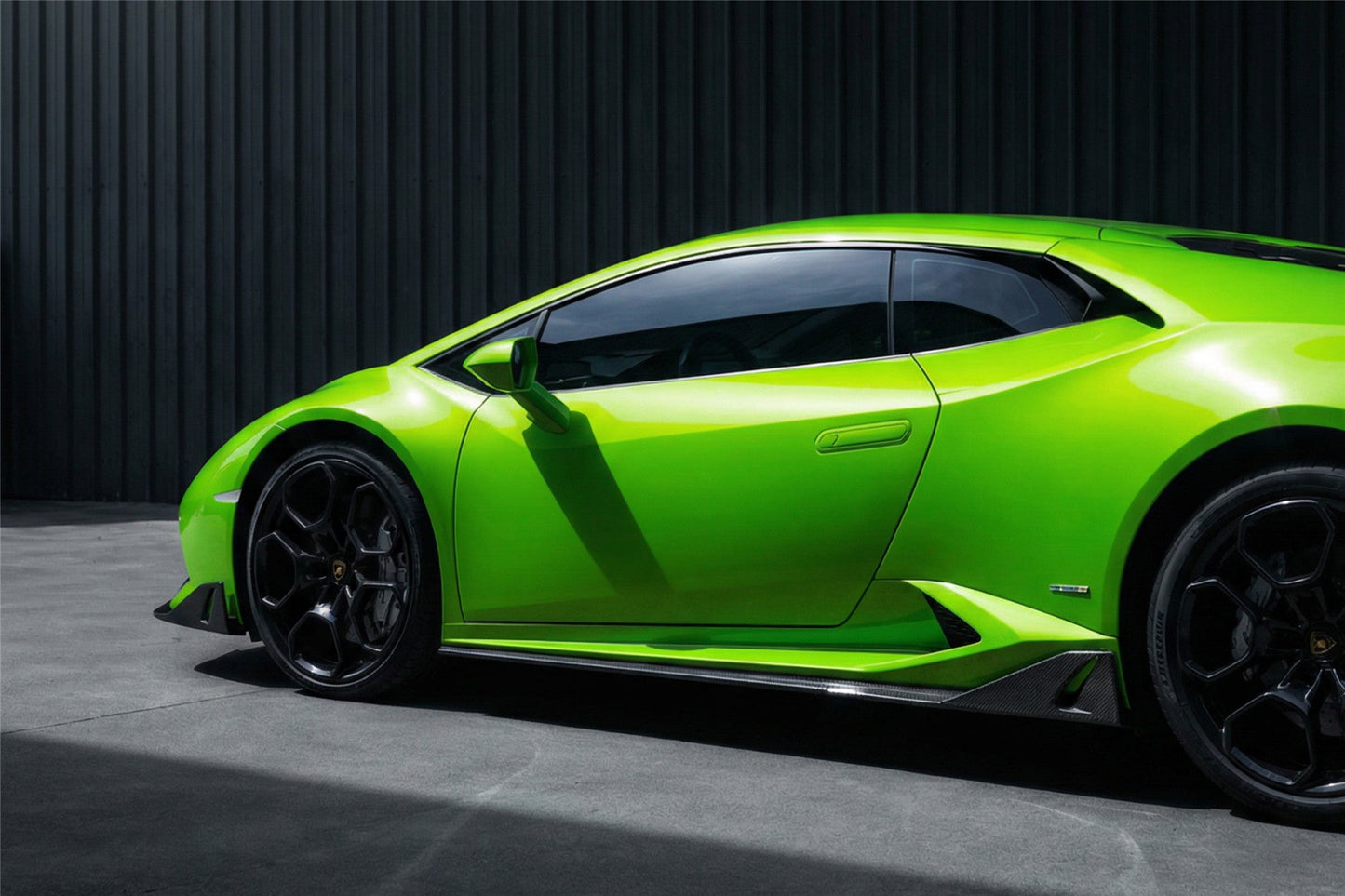 2015-2019 Lamborghini Huracan LP610&LP580 AO Style Carbon Fiber Side Skirts Under Board