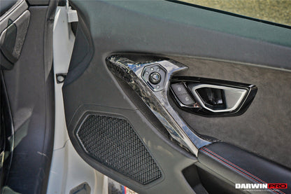 DarwinPRO 2015-2023 Lamborghini Huracan LP610 & LP580 & EVO Autoclave Carbon Fiber Door Handle - DarwinPRO Aerodynamics